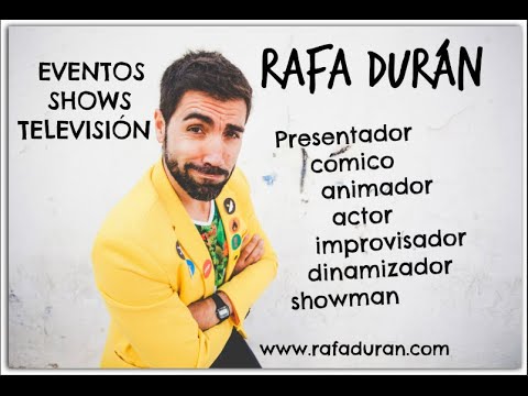 Vídeo: RAFA DURÁN VIDEO RESUMEN TV, SHOWS Y EVENTOS 2018